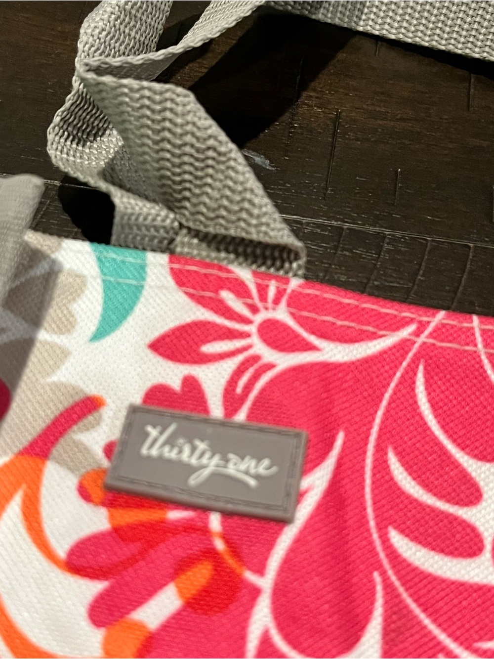 Thirty One Keep it Caddy Mini Organizers Picnic Storage Tote Island Damask 13” - Picture 9 of 9